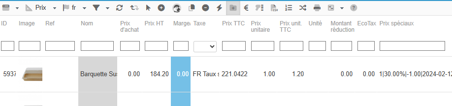 La gestion tarifaire de vos produits | Store Commander Docs